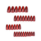 Press-On Nail Set Stiletto High Gloss Adhesive Kit
