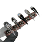 Press-On Nail Set Stiletto Intricate Nail Art Reusable