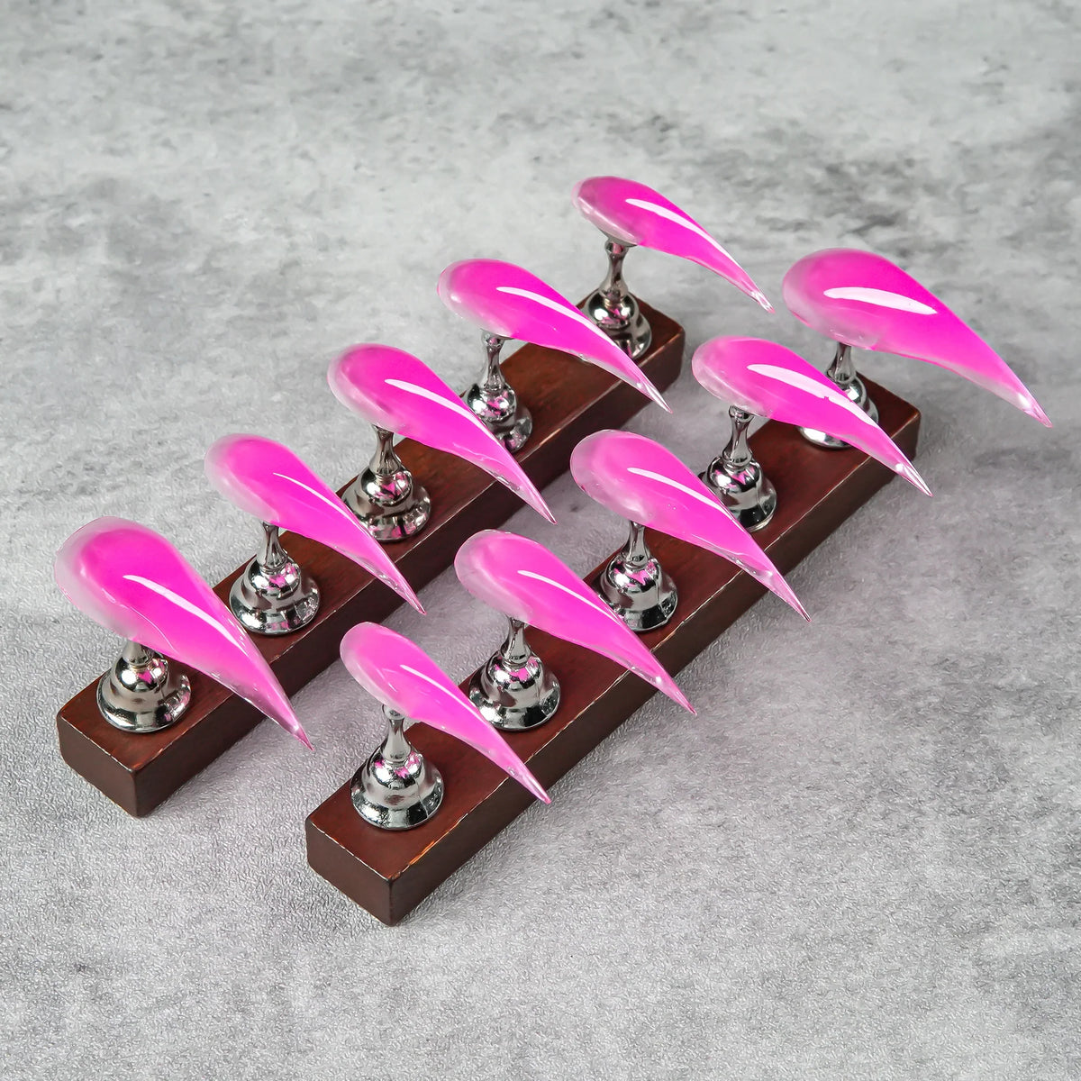 Press-On Nail Set Stiletto Multiple Sizes Reusable & Easy Application