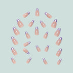 Press-On Nail Set Stiletto Ombre Gradient Reusable