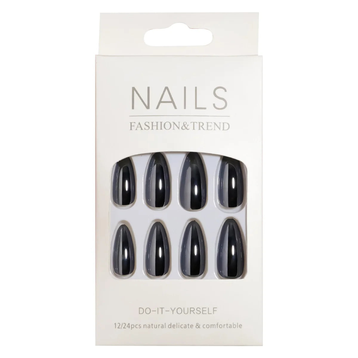 Press-On Nail Set Stiletto Shape 24 Piece Multiple Sizes