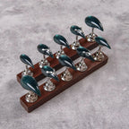 Press-On Nail Set Stiletto Shape & Gem Accents Comfortable Fit