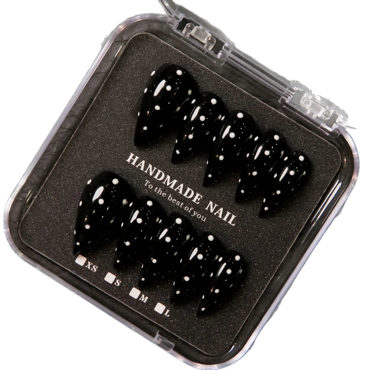 Press-On Nail Set Stiletto Shape Handmade & Reusable