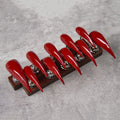 Press-On Nail Set Stiletto Shape High-Gloss Peel-And-Press