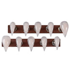 Press-On Nail Set Stiletto Shape Multiple Sizes Adhesive Included