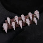 Press-On Nail Set Stiletto Swirl Reusable