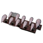 Press-On Nail Set Stiletto Swirl Reusable