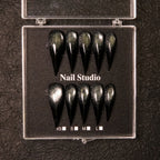 Press-On Nail Set Stiletto Wear-Resistant Easy Application
