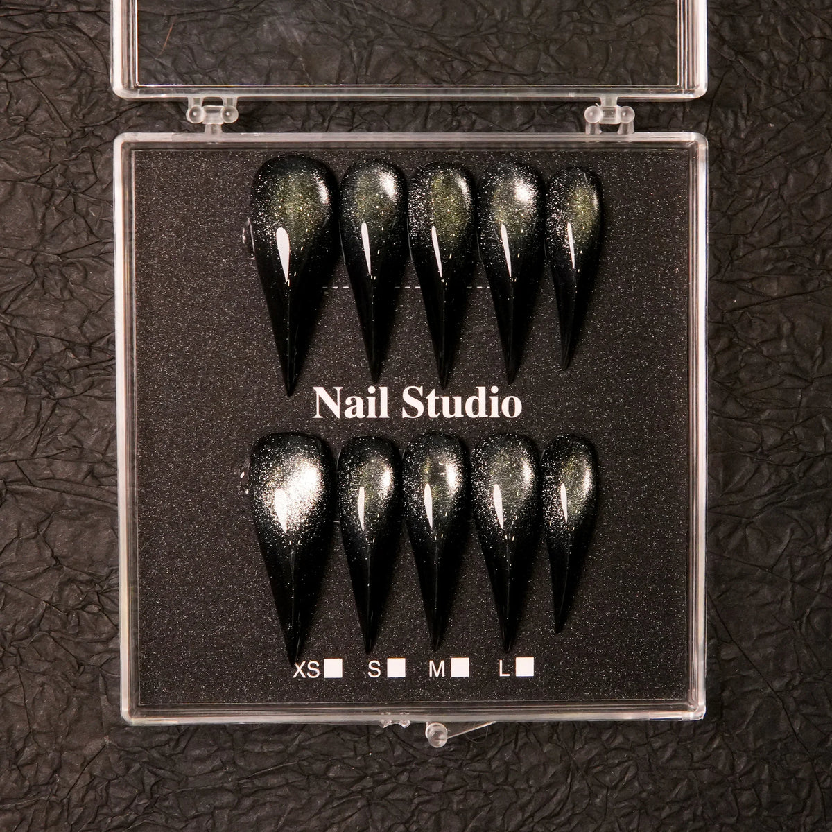 Press-On Nail Set Stiletto Wear-Resistant Easy Application