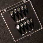 Press-On Nail Set Stiletto Wear-Resistant Easy Application