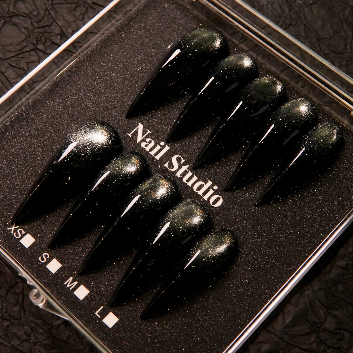 Press-On Nail Set Stiletto Wear-Resistant Easy Application