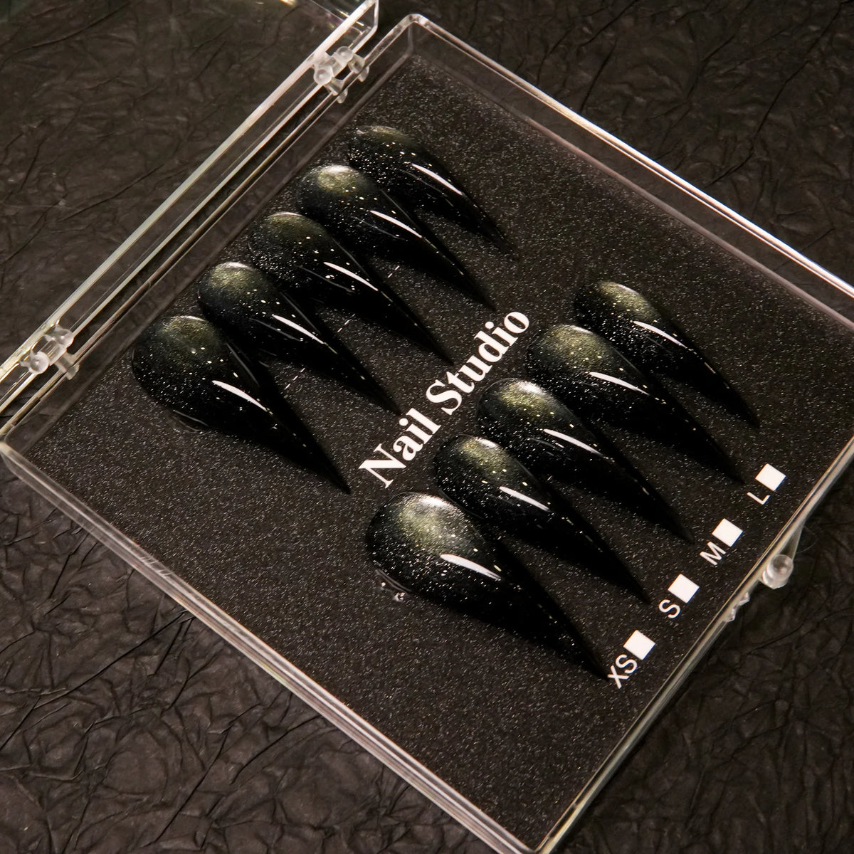 Press-On Nail Set Stiletto Wear-Resistant Easy Application
