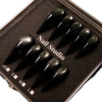 Press-On Nail Set Stiletto Wear-Resistant Easy Application