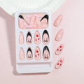 Press-On Nail Set Strawberry Designs 24-Count