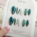 Press-On Nail Set Stylish Mixed Designs Quick Application