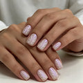 Press-On Nail Set Textured Design Long-Lasting Set of 24