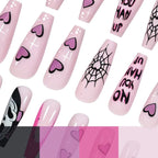 Press-On Nail Set Thematic Nail Art 24-Piece Easy Application