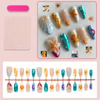 Press-On Nail Set Waterproof & Scratch-Resistant Easy Application