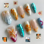 Press-On Nail Set Waterproof & Scratch-Resistant Easy Application