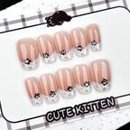 Press-On Nail Set Wild Rose Floral Peel & Stick