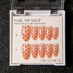 Press-On Nail Tips 30-Piece Floral Accents