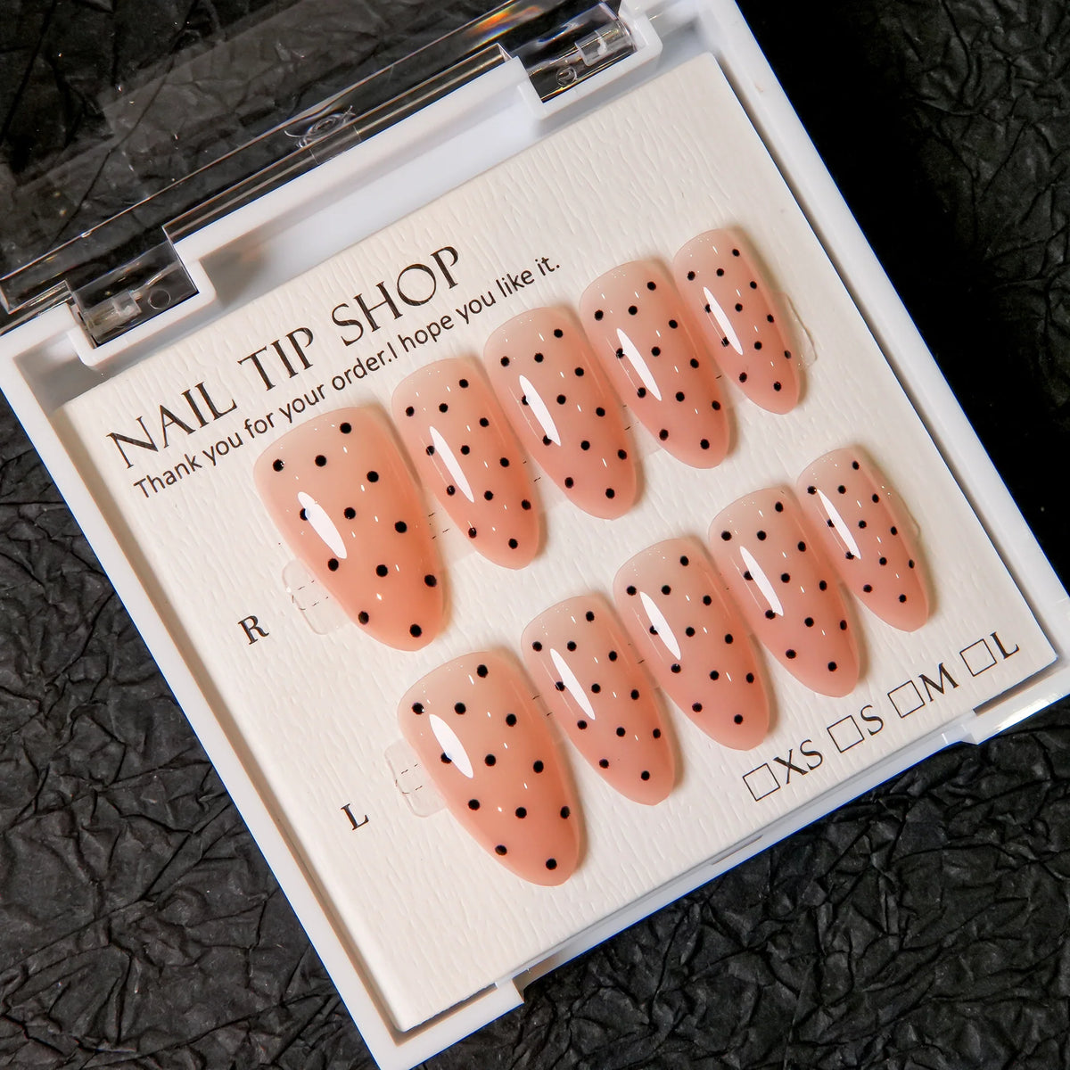 Press-On Nail Tips 30-Piece Floral Accents
