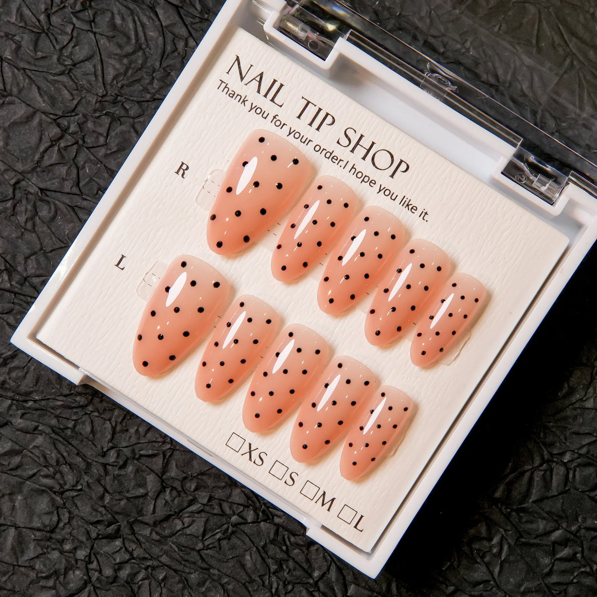 Press-On Nail Tips 30-Piece Floral Accents