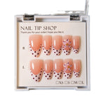Press-On Nail Tips 30-Piece Floral Accents
