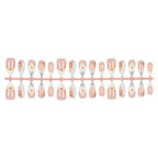 Press-On Nail Tips 30-Piece Jelly Glue & File
