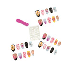 Press-On Nail Tips 30-Piece With Jelly Glue & File