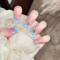 Press-On Nail Tips 3D Embellished Acrylic Easy Application