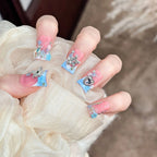 Press-On Nail Tips 3D Embellished Acrylic Easy Application