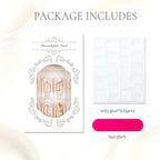 Press-On Nail Tips Art Deco Silver Long-Lasting