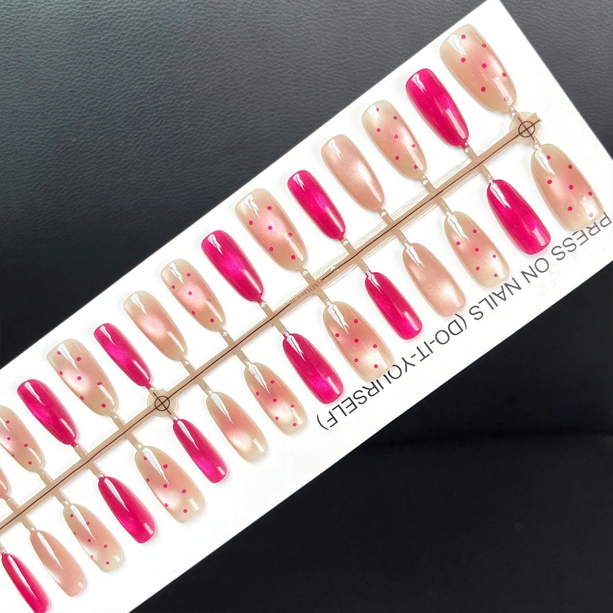 Press-On Nail Tips Artistic Designs Peel-And-Press Long-Lasting Wear
