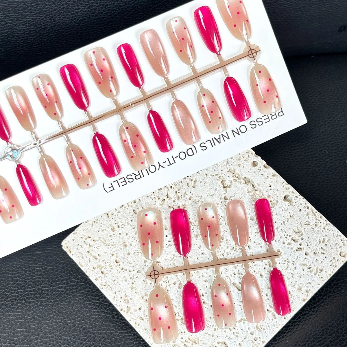 Press-On Nail Tips Artistic Designs Peel-And-Press Long-Lasting Wear