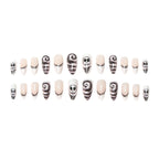 Press-On Nail Tips Artistic Designs Reusable & Snug Fit
