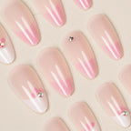 Press-On Nail Tips Artistic Floral Easy Application
