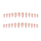 Press-On Nail Tips Artistic Floral Easy Application