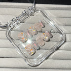 Press-On Nail Tips Artistic Gems & Pearls Reusable
