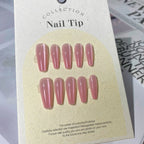 Press-On Nail Tips Cherry Blossom & Sky Blue