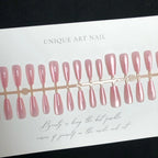 Press-On Nail Tips Cherry Blossom & Sky Blue