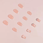 Press-On Nail Tips Decorative Designs One-Minute Application