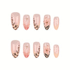 Press-On Nail Tips Designer 30-Piece With Glue & File