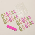Press-On Nail Tips Floral Accent Multiple Sizes