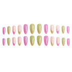 Press-On Nail Tips Floral Accent Multiple Sizes