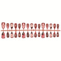 Press-On Nail Tips Floral Acrylic & Easy Application