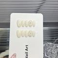 Press-On Nail Tips Floral Acrylic Easy Application
