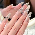 Press-On Nail Tips Floral Design Durable & Easy Application