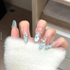 Press-On Nail Tips Floral Design Durable & Easy Application