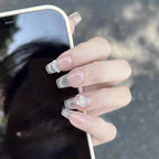 Press-On Nail Tips Floral Design Durable & Easy Application